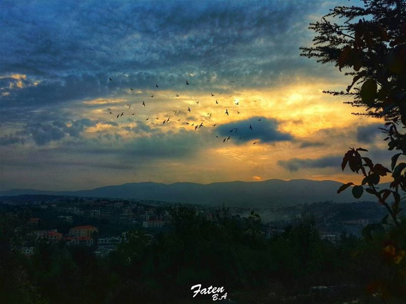 Life isn't about waiting for the storm to pass...It's about learning to... (Baakline, Mont-Liban, Lebanon)