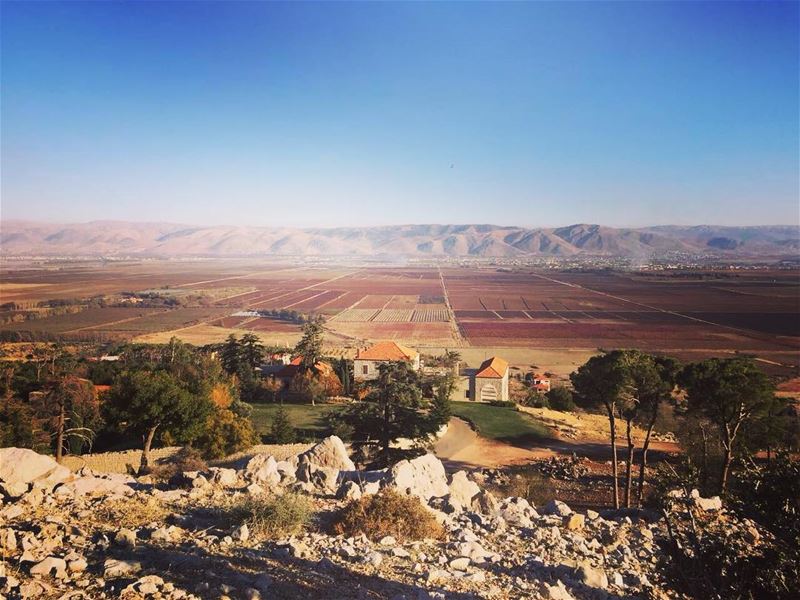 Life's a Climb but View if Great.  GoodMorning from bekaa❤️ ... (Plaine de la Bekaa)