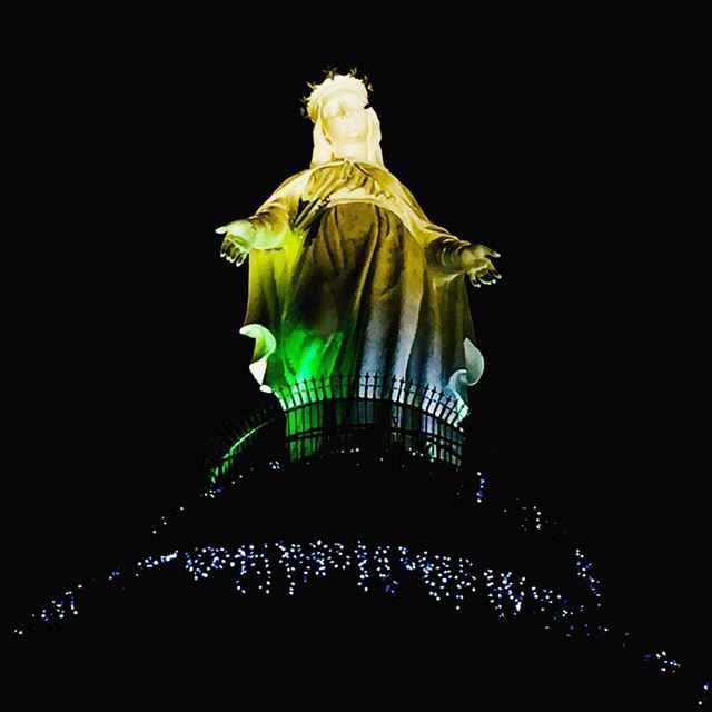 Light up my life  Holy  Lady  holymarymotherofgod   lightinthedark ... (Our Lady of Lebanon)