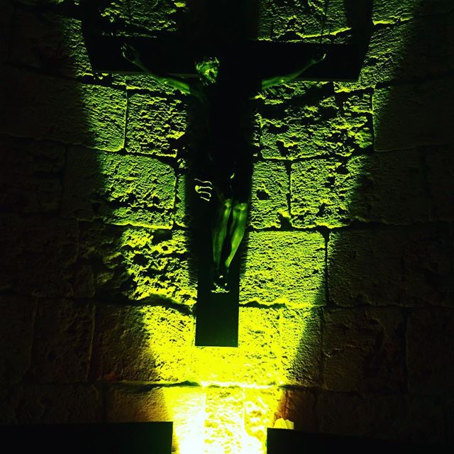 Light up my way  GOD  Jesus  Christ  Savior  Cross  Church  light ... (Byblos - Jbeil)