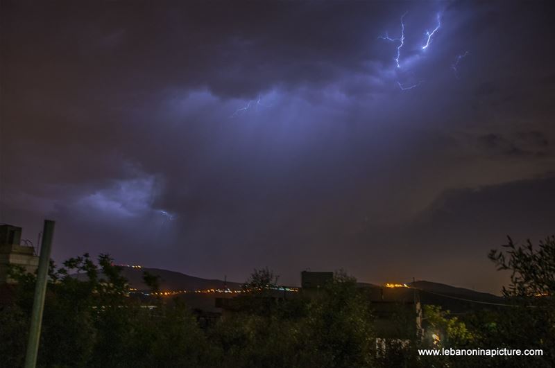 Lighting Strikes at the Eastern Easter Holiday (Yaroun, South Lebanon)