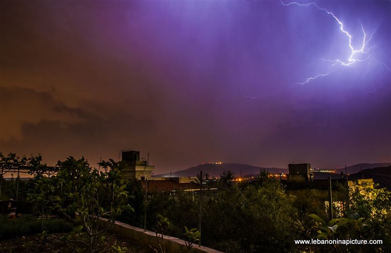 Lighting Strikes at the Eastern Easter Holiday (Yaroun, South Lebanon)