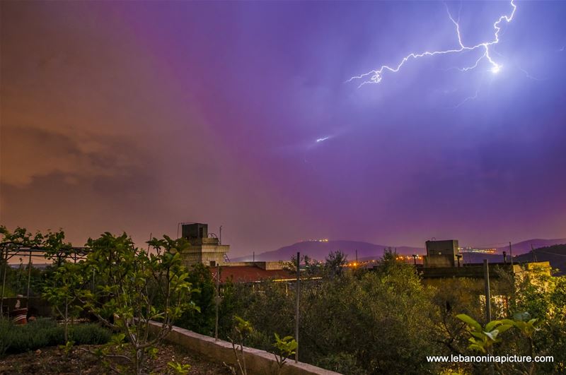 Lighting Strikes at the Eastern Easter Holiday (Yaroun, South Lebanon)