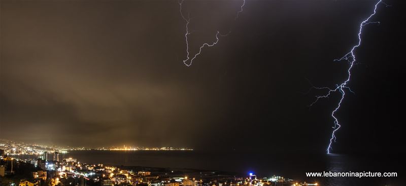 Lightning, Thunder and Rain in May  (Lebanon 2017)