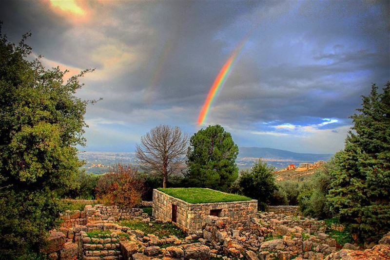 "Like a rainbow, always keep on shining & show ur beauty even under the... (Aïn Aakrîne, Liban-Nord, Lebanon)