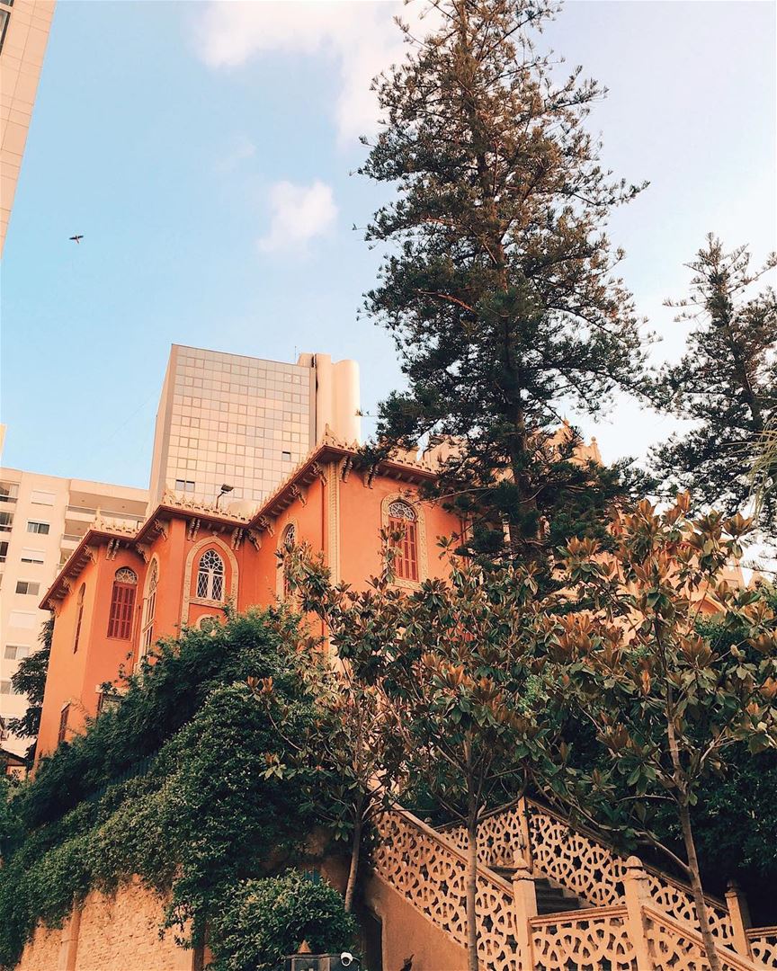 Little pieces of architectural heaven in the big city🏙....... (Beirut, Lebanon)