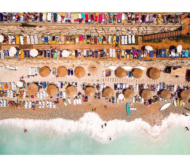 Little splash of colour Batroun, North Lebanon | 2017..………………………………………… (Batroun Beach)