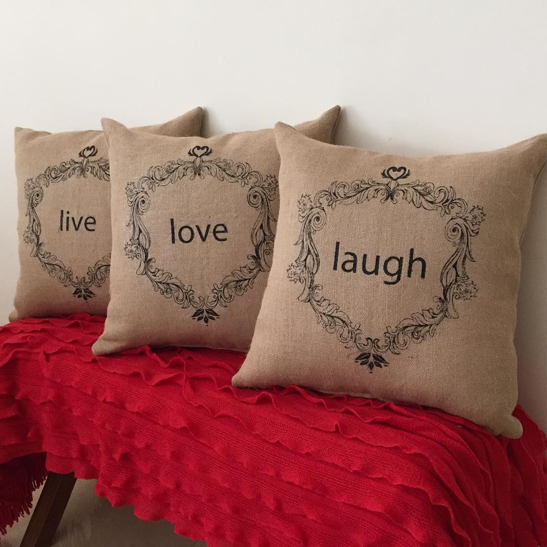 Live and let Live ❤️ Write it on fabric by nid d'abeille  shabbychic ...
