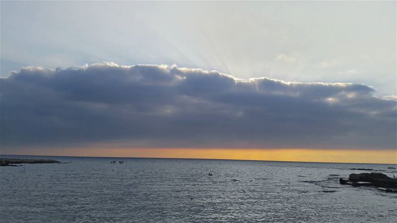 LIVE from Abed El Wahhab island Mediterranean  Sea  Sunset   Sky  ...