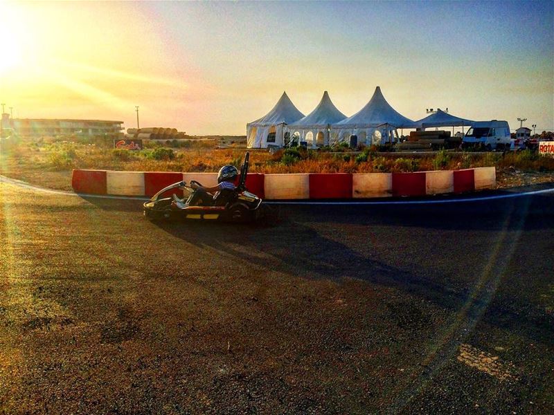 Live from the Karting track within Beirut Cultural Festivals!  photograph...