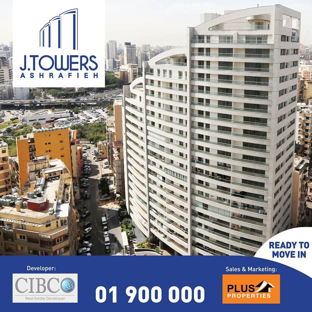 Live in J TOWERS Ashrafieh starting $2,550*/sqm!A luxurious urban project...
