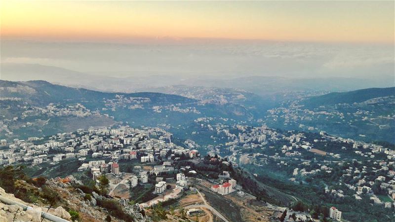 Live Love Dannieh 💙 WOW  Sunset  Lebanon  Lebanese   Dannieh  village  ... (Bkaa Safreïn, Liban-Nord, Lebanon)