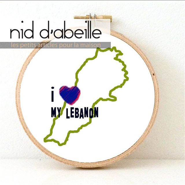 Live Love Lebanon ❤️ Write it on fabric by nid d'abeille  army  jeich ...