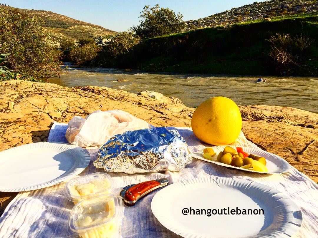 Live simply, live  Lebanon! Happy lunch.  zahraniriver - hangoutlebanon ...