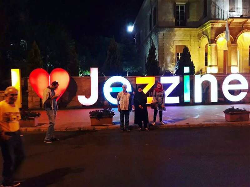  livelovejezzine  night  moonlight  family  lighting  memorialday ... (Jezzîne, Al Janub, Lebanon)