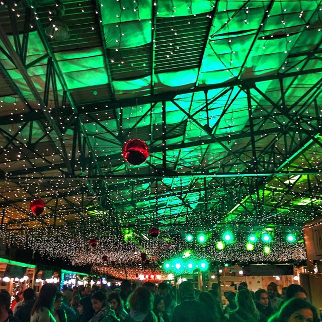 Living the Christmas spirit 🎄🎅 livelovebeirut  wearelebanon   lebanon... (Trainstation Mar Mikhaël)
