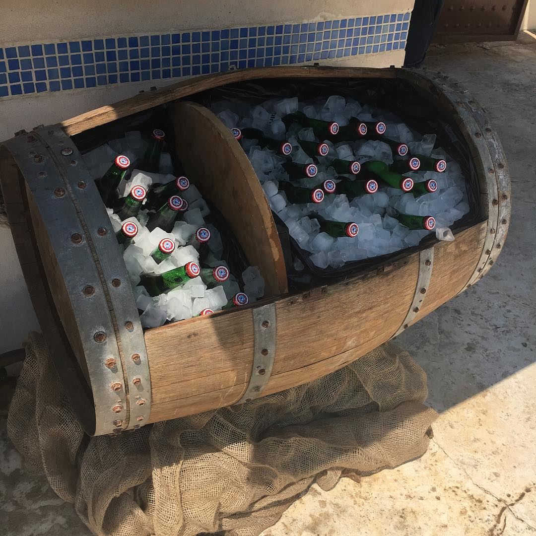 Loaded with Beer by @alexikarim1  beerlover  beeraddict  beach ... (Al Azrak-Jbeil)