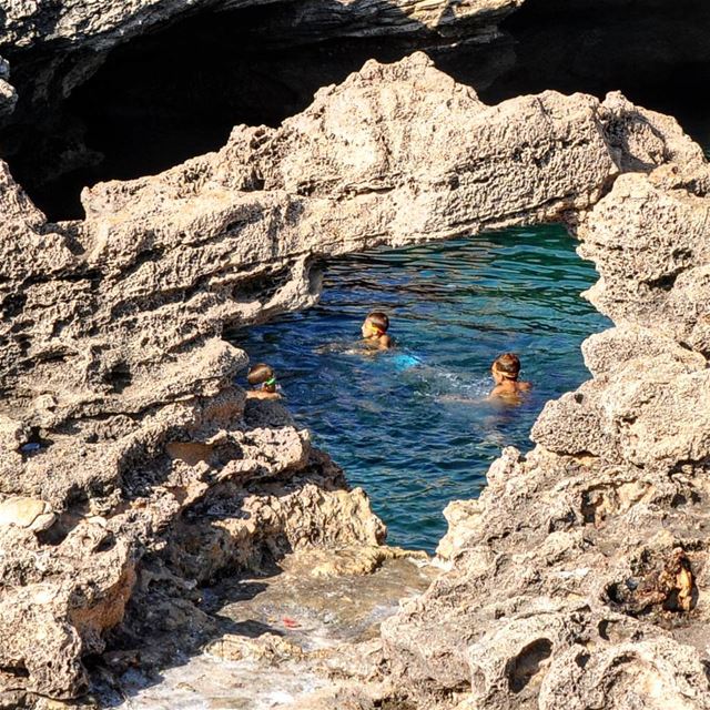 Locals warming up for the summer ... lebanon  batroun  ig_lebanon ... (Kfar Abida)