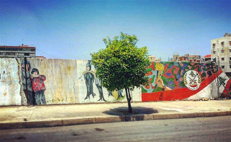 Lonesome  wallart  lebanese  urban  landscapes  art  design  culture ... (Sidon, Lebanon)