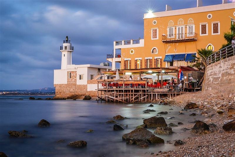 Long Exposure Shot from Tyre Beach South Lebanon