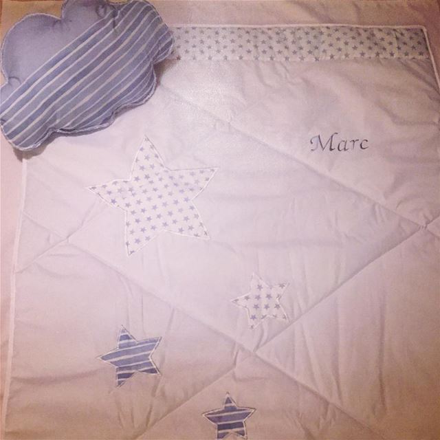 Look at the stars ✨look how they shine for you! Write it on fabric by nid...