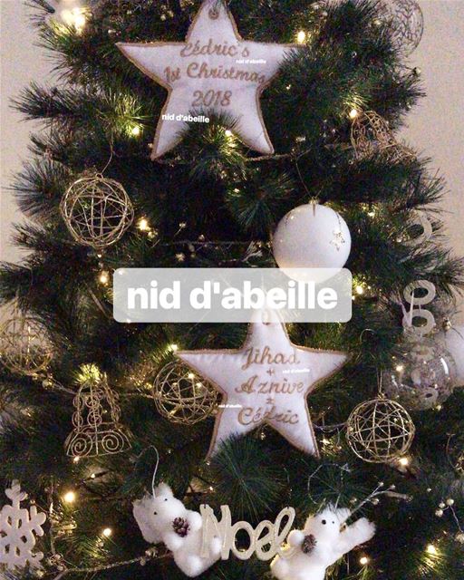 Look at the stars 🌟 personnalised tree ornament made with love ❤️Write it...