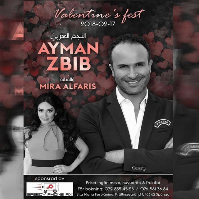 Look who’s coming !!Ayman Zbib ❤️ stockholm- spånga. Passa på o boka 🔥...