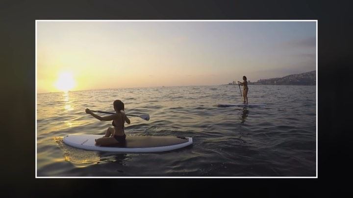 Looking back... 🌅 🌺💦... sup  surfshacklebanon  standup  paddle ... (Surf Shack Lebanon)