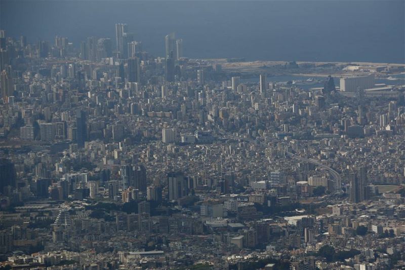  lookingdown on  beirut from  beitmery  lebanon  lebanonbyalocal ... (Beit Meri, Mont-Liban, Lebanon)