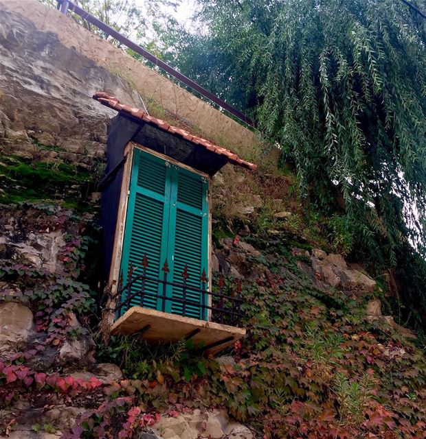  lookingup  green  closedwindow  thatwillnever  open  roadtrip  lebanon ... (North Governorate)