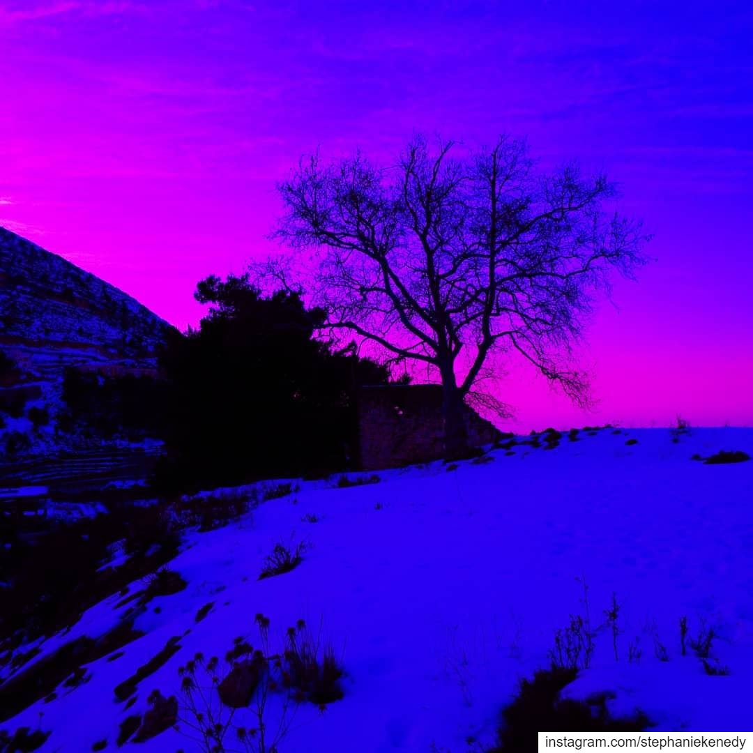 💜 love  picoftheday  photooftheday  splash  skyline  sky  purple  nature... (Ehden, Lebanon)