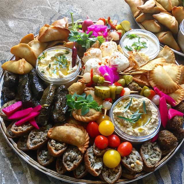 Love playing around with these platters. This is the kind of rainbow I...
