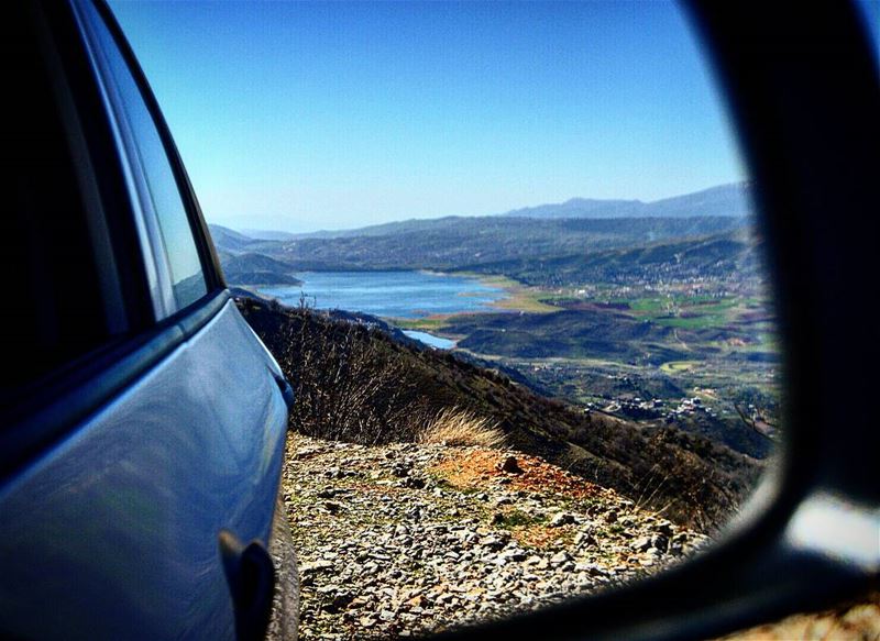 Lovely view❤❤❤ naturephotography  naturelover  reflection  lake ... (West Bekaa)