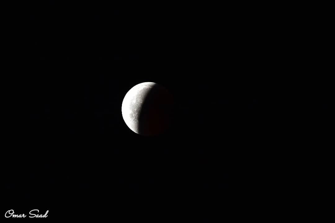 Lunar eclipse  eclipse2018  astrophotography  sun  shadow  moon  moonlight... (Beirut, Lebanon)