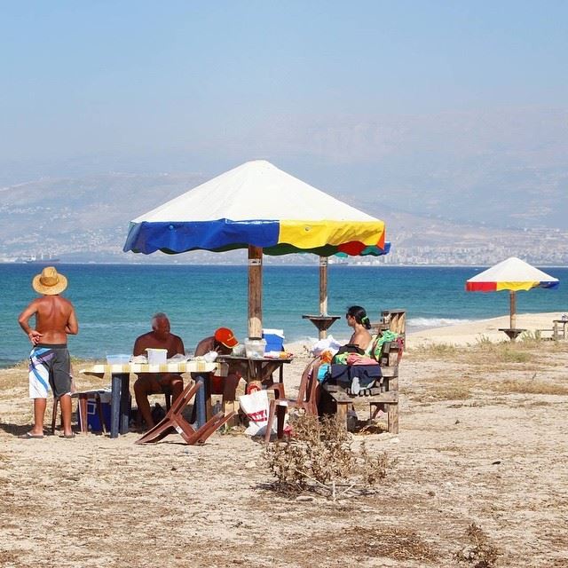 Lunch time 🏖 liveauthentic (Rabbit Island Tripoli)