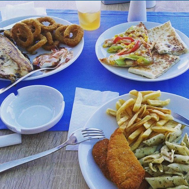 Lunching by the Mediterranean...