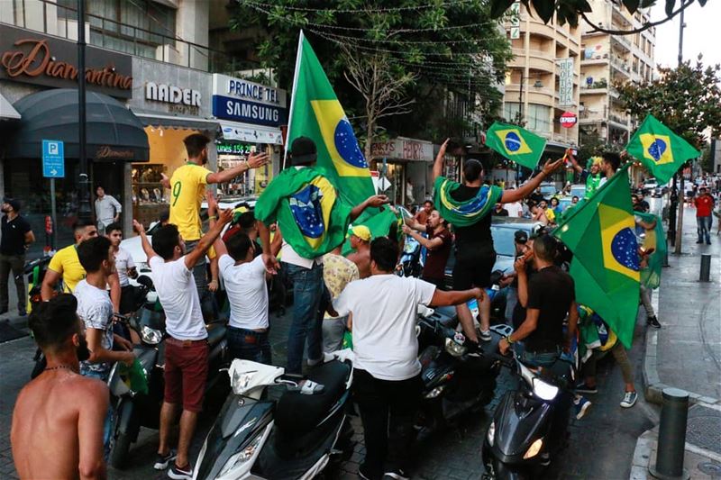 Mabrouk Brazil! And of course Lebanese-Brazilians:))) thisislebanon79 ... (Hamra - حمراء)