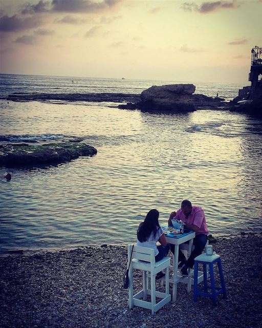 Magic hour from RAY’s 😍 lebanon  batroun  raysbatroun  magichour  sunset... (RAY's Batroun)