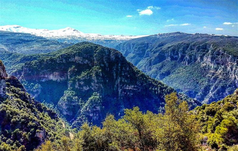 Magical mountains.  Lebanon  LiveloveLebanon  mountains  valley  liban ... (Ehden, Lebanon)