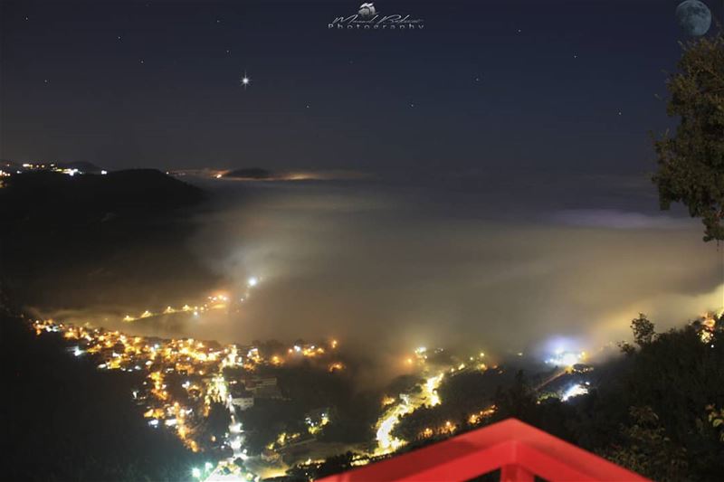 Magical night 🌌• • •  chouf  shoufreserve  lebanon  beirut ...