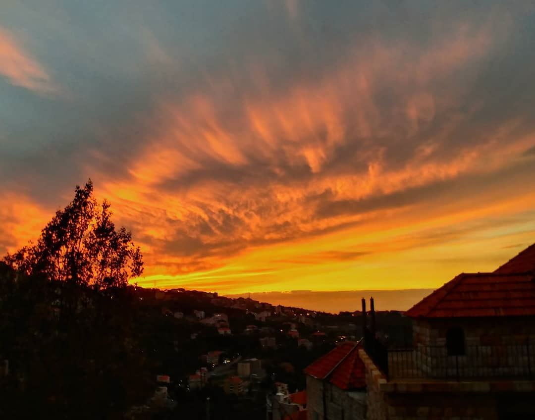 Magical Sunset...By  Ghassan_Yammine  sunset_vision  sunset_hub ... (Beït Chabâb, Mont-Liban, Lebanon)