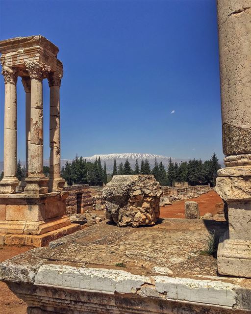 Majestic beauty .....  nature anjar  skyline  hdr_captures   archaeology  ... (`Anjar, Béqaa, Lebanon)