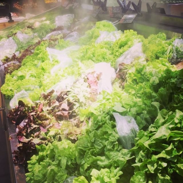Make it rain ☔️. vegetables  food  veggies  water  watering  supermarket... (Spinneys - Lebanon)