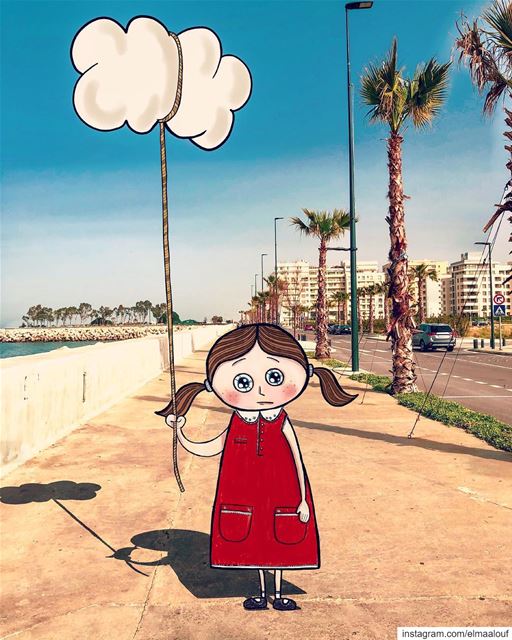 - Make the Rain go Away Please 👧🏻 -..... liveloveart  art_help ... (Dbaïyé, Mont-Liban, Lebanon)