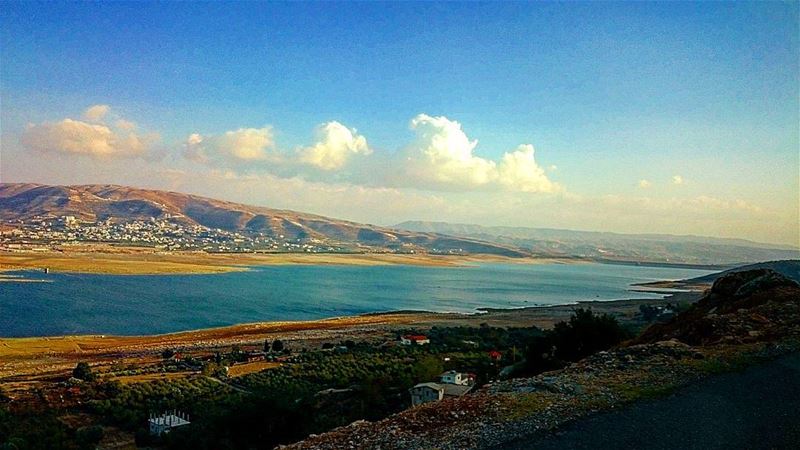“Make your heart like a lake with a calm, still surface and great depths... (Lake Qaraoun)