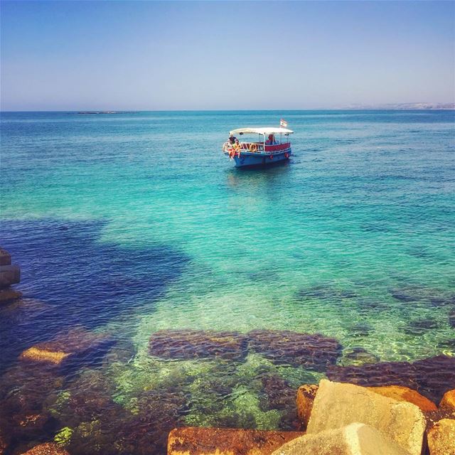“Man cannot discover new oceans unless he has the courage to lose sight of... (Tyre, Lebanon)