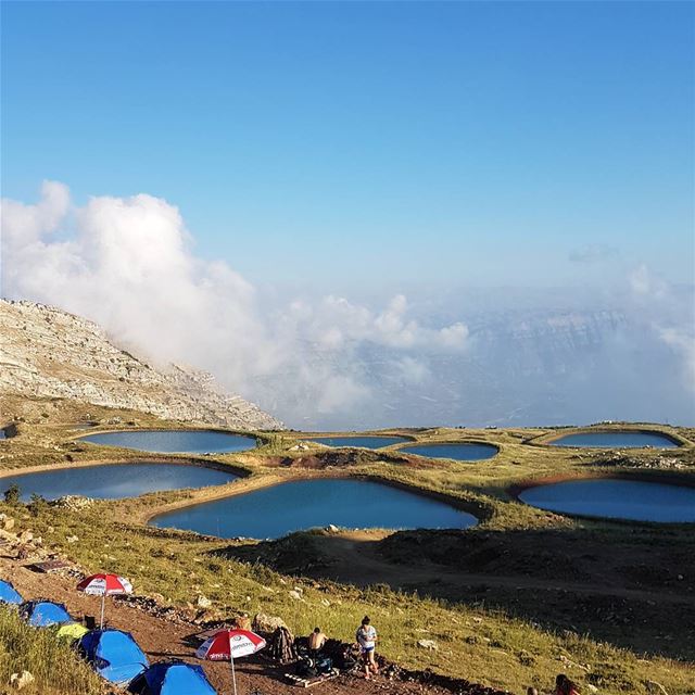 Many drops make a bucket,many buckets make a pond, many ponds make a lake,... (Akoura, Mont-Liban, Lebanon)