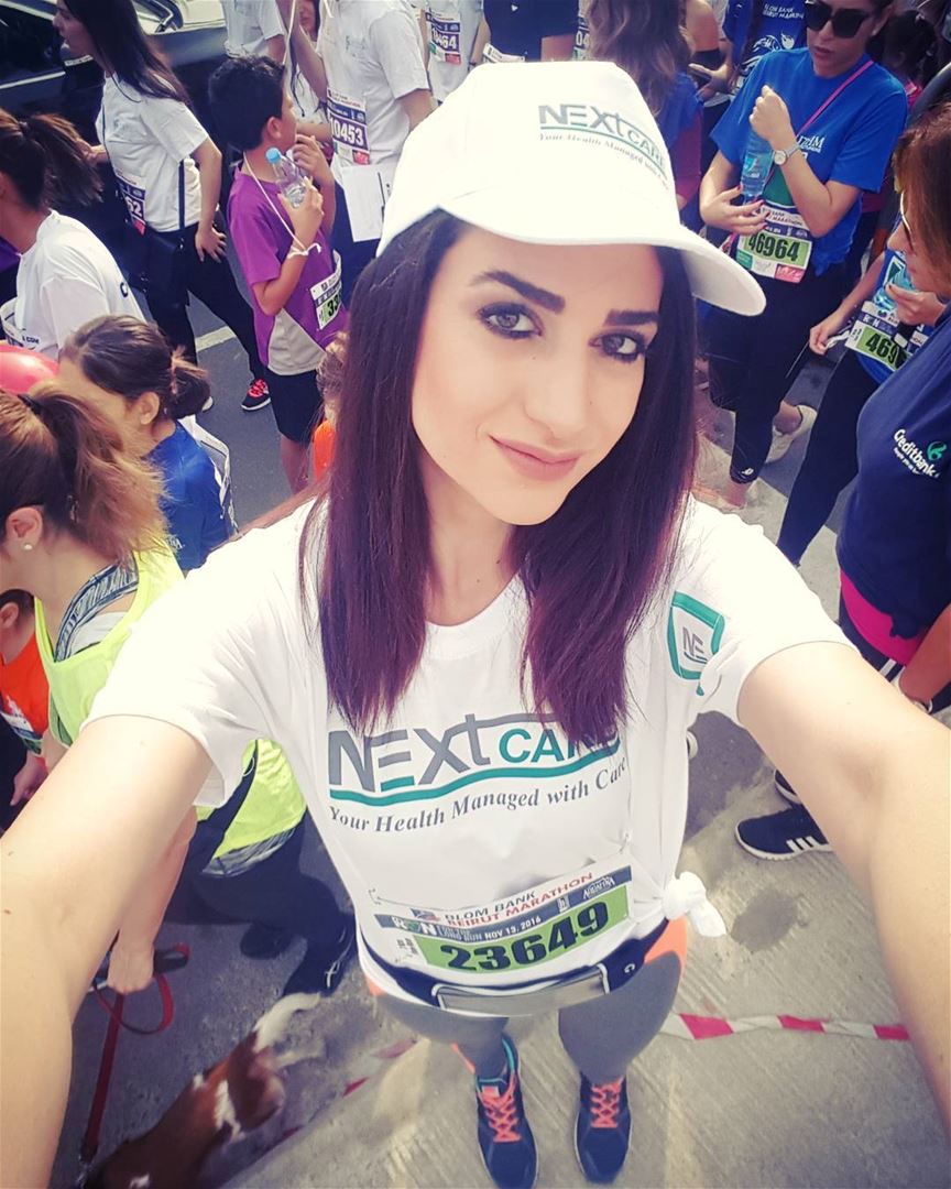 💪💪#marathon2016 #beirut<BR>by <a hre (Beirut Marathon)