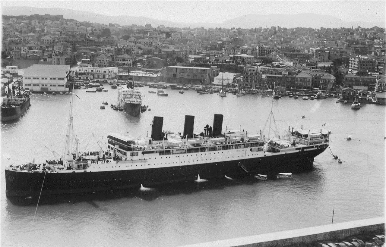 Mariette-Pacha Ship, Beirut Port  1939