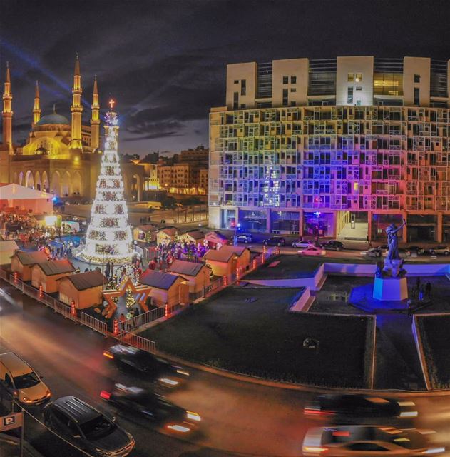 Martyr's square and Celebrations 🇱🇧🇱🇧........ lebanon ...